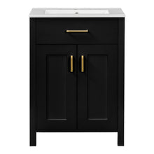 Load image into Gallery viewer, Bathroom Vanity Combo With Ceramic Sink, Luxurious Space-Saving Vanity, 2 Soft Close Doors