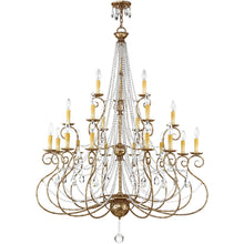 Load image into Gallery viewer, 54" Multi Light Dimmable Chandelier With Shades - Bronze
