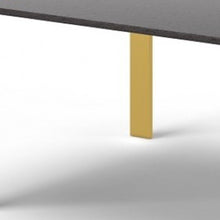 Load image into Gallery viewer, 95" Stainless Steel Dining Table - Gray / Gold