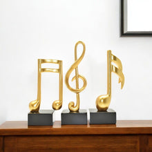 Load image into Gallery viewer, Music Tabletop Sculpture (Set of 3) - Gold