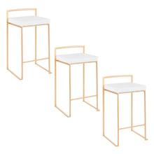 Load image into Gallery viewer, Fuji - Contemporary / Glam Design Counter Stool (Set of 2)