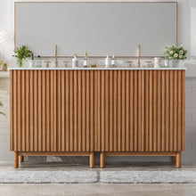 Load image into Gallery viewer, Traditional Bathroom Vanity With Ceramic Sink
