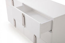 Load image into Gallery viewer, Solid And Manufactured Wood Six Drawer Double Dresser - White