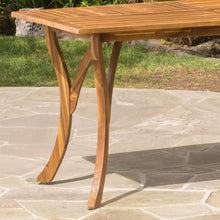 Load image into Gallery viewer, Outdoor Hermosa 7 Piece Wood Dining Set With Cushions - Teak