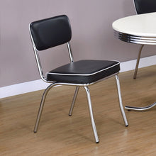 Load image into Gallery viewer, Open Back Upholstered Side Chairs (Set of 2)