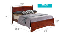 Load image into Gallery viewer, Sleigh Bed With Low Footboard