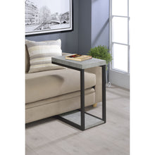 Load image into Gallery viewer, Snack Table With Industrial Base