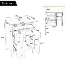 Load image into Gallery viewer, Bathroom Vanity With Top Sink, Storage Cabinet With 2 Drawers And Tip-Out Drawer