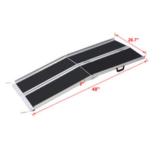 Load image into Gallery viewer, Portable And Foldable Wheelchair Ramp With Non Skid Surface