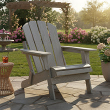 Load image into Gallery viewer, Oversize Outdoor Folding Adirondack Chair - Gray