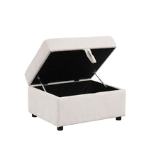 Load image into Gallery viewer, Movable Storage Ottoman Footrest For Living Room
