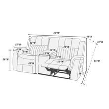 Load image into Gallery viewer, Contemporary Living Room Set, Horizontal And Vertical Tufting