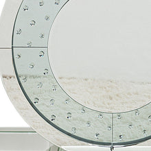 Load image into Gallery viewer, Mirrored Glass Pedestal Console Table - Silver