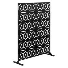 Load image into Gallery viewer, Three Panel Screen Room Divider (562871) - Black