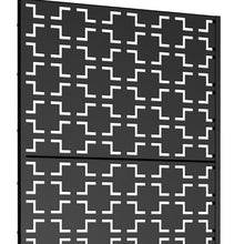 Load image into Gallery viewer, Three Panel Screen Room Divider (720214) - Black