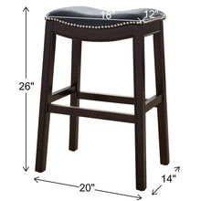 Load image into Gallery viewer, Modern Stool & Nail Head Detailing
