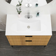 Load image into Gallery viewer, Premium Rectangular Vanity Top With Single Faucet Hole And Overflow