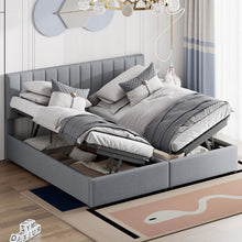 Load image into Gallery viewer, Upholstered Platform Bed With A Hydraulic Storage System