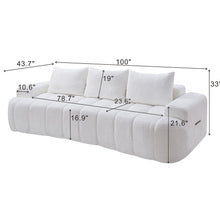 Load image into Gallery viewer, Extra Large Curved Front Compressed Sectional Sofa