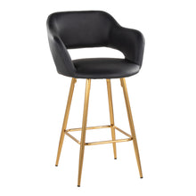 Load image into Gallery viewer, Margarite - Contemporary Fixed Height Counter Stool With Footrest (Set of 2) With Square