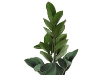 Load image into Gallery viewer, 20" Tall, Artificial Plant, Zz, Indoor, Faux, Fake, Table, Greenery, Potted, Real Touch, Decorative - Green / Gray
