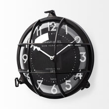Load image into Gallery viewer, Analog Round Wall Clock (731517) - Black