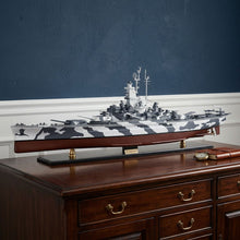 Load image into Gallery viewer, Hand Painted Sculpture - Gray / White