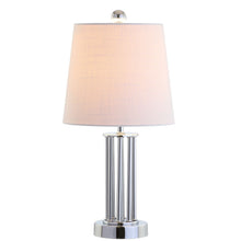 Load image into Gallery viewer, Novelty Column Lamp With Empire Shade - Silver