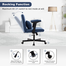 Load image into Gallery viewer, Criss Cross Armrest Office Chair With Wheels
