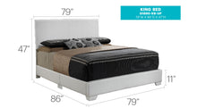 Load image into Gallery viewer, Elegant Platform Bed For Relaxed Spaces
