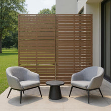 Load image into Gallery viewer, Three Panel Screen Room Divider (720207) - Brown