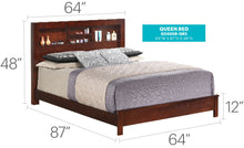 Load image into Gallery viewer, Bed With Transitional Design Stylish
