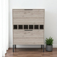 Load image into Gallery viewer, 43" Wood Console Bar Cabinet With Two Doors - Beige