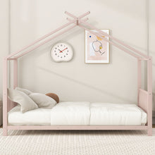 Load image into Gallery viewer, Metal House Platform Bed With Modern Design And Durable Frame