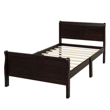 Load image into Gallery viewer, Platform Bed Frame Mattress Foundation Sleigh Bed With Headboard / Footboard / Wood Slat Suppor