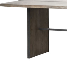 Load image into Gallery viewer, 84" Solid Wood Sled Base Dining Table - Brown