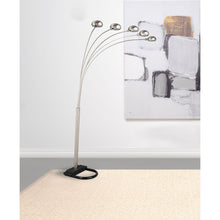 Load image into Gallery viewer, Floor Lamp With Dome Shades Lighting With 5 Round Shades - Silver
