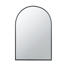 Load image into Gallery viewer, 36" Arch Metal Framed Accent Mirror - Black