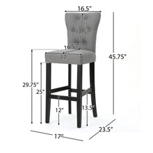 Load image into Gallery viewer, Elegant Barstool Set With Plush Cushioning