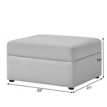 Load image into Gallery viewer, Chauncy - Storage Ottoman