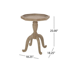 Load image into Gallery viewer, French Country Accent Table With Spider Leg Design - Natural / White
