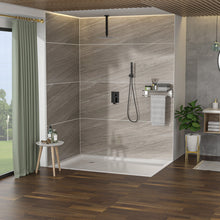 Load image into Gallery viewer, Dual Shower Head 16" Ceiling Mount Square Shower System With Rough In Valve