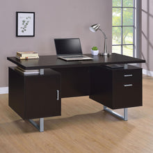Load image into Gallery viewer, 2 Drawer Floating Top Office Desk