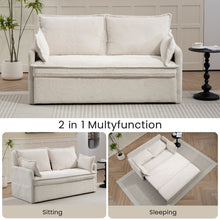 Load image into Gallery viewer, Pull Out Sofa Bed, Convertible Sleeper Sofa Couch, Side Storage, And USB / C - Type Charging Ports Chair