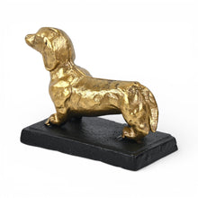 Load image into Gallery viewer, Dog Hand Painted Figurine - Gold