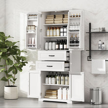 Load image into Gallery viewer, Multi Functional Storage Cabinet With Adjustable Shelves, 2 Drawers, Door Shelves