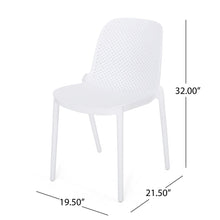 Load image into Gallery viewer, Outdoor Stacking Dining Side Chair (Set of 2)