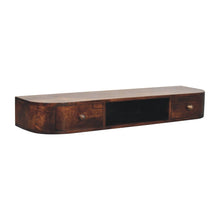 Load image into Gallery viewer, Lunar - Floating Console With 2 Drawer - Chestnut