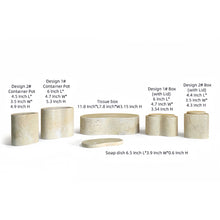 Load image into Gallery viewer, Elegant Natural Marble Bathroom Accessories Set