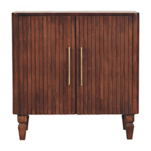 Load image into Gallery viewer, Round Accent Cabinet With Single Door (738388) - Brown